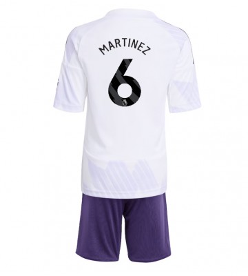 Manchester United Lisandro Martinez #6 Replika Babytøj Udebanesæt Børn 2025-26 Kortærmet (+ Korte bukser)